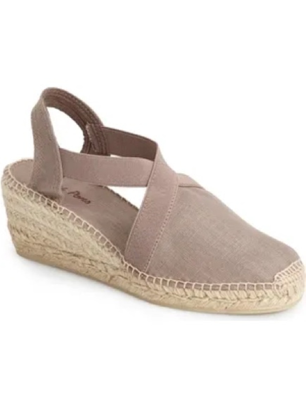 Toni Pons Taupe Espadrilles Size 40 US Size 10